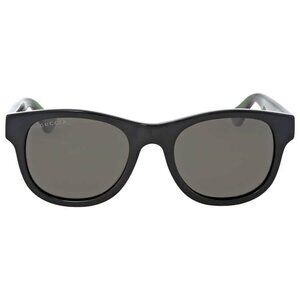 Gucci Polarized Grey Square Men's Sunglasses GG0003S 006 52 GG0003SN 00